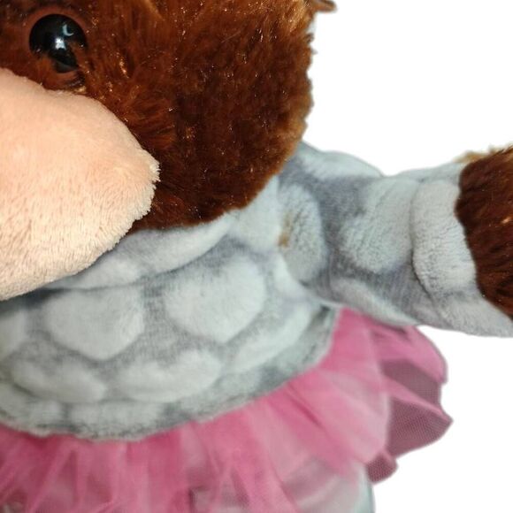 Valentine's Stuffed Teddy Bear Ballerina - Picture 3 of 4
